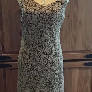 Ann Taylor size 4 spaghetti strap cheetah slip dress